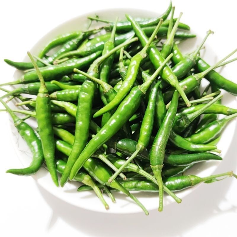 云南本地野菜青红小米辣椒