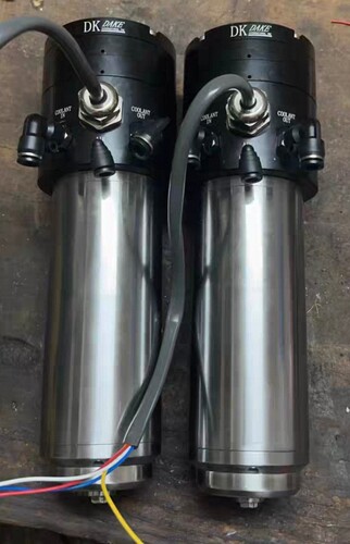 DK 大可 DGZ-60C3 主轴维修 前端密封进水生锈 水冷堵塞精度超差
