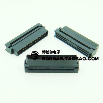 邦纳尔 FMD68MP-0.635/SCSI68pin排线连接器/HPDB68M全塑连接器