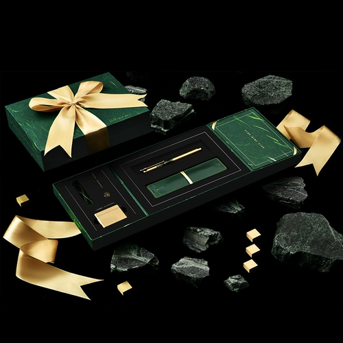 [Hongdao Cultural and Creative] Каменный сериал Fountain Pen Gift Box Set Evergreen Styl
