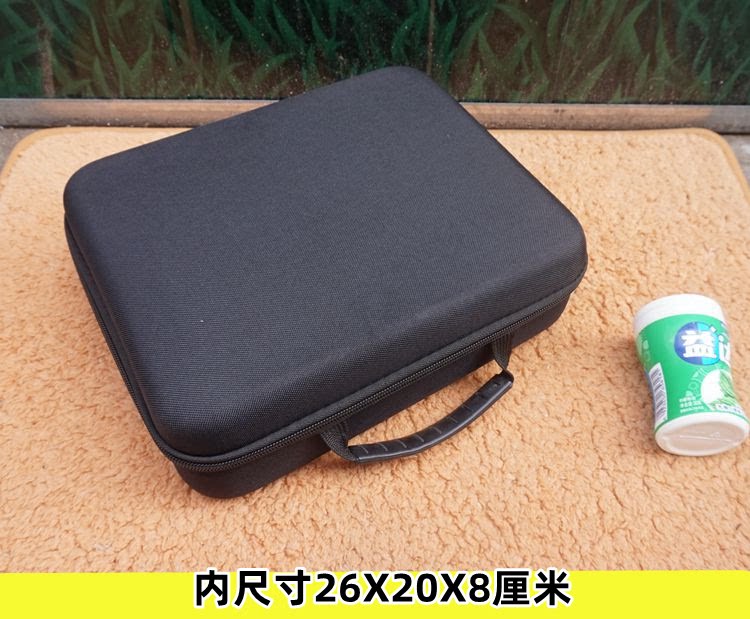 手提小号硬壳防水工具包万用表仪器无人机海绵家用大游戏机收纳包