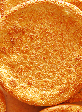 新疆馕芝麻油馕囊饼正宗馕坑烤馕特产nang咸香味饼300g*3个包邮