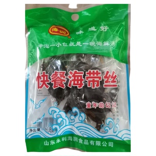 快餐海带丝海润牌即食干海带丝美味海带丝小时候的味道拌饭菜60g