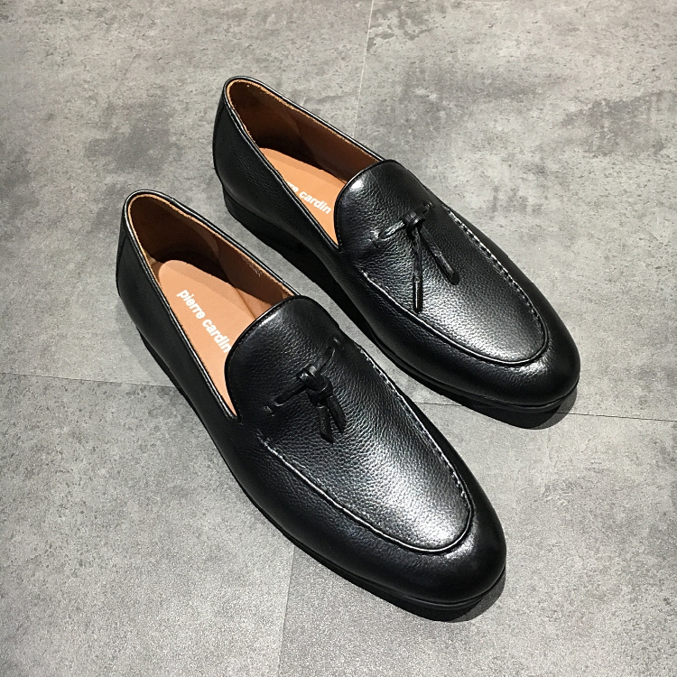 【壹壹玖】2018新品男士高档纯手工全牛皮套脚男鞋低帮真皮鞋0922