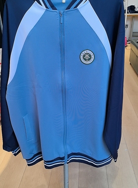 山东滨州市滨城区第六中学2023级春秋季上衣校服蓝白拼接款