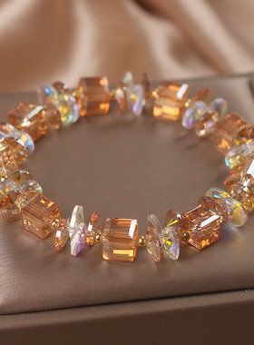 奥地利水晶手链女韩版个性简约