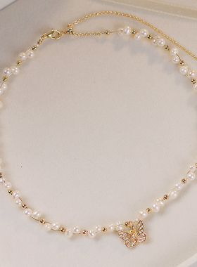 仙女风天然淡水珍珠女小众设计感