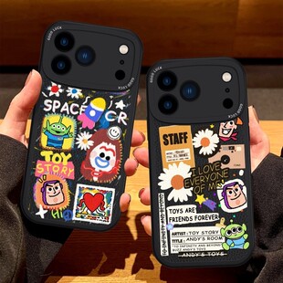适用苹果17ProMax雏菊玩具总动员保户包iPhone16新款15软14卡通13