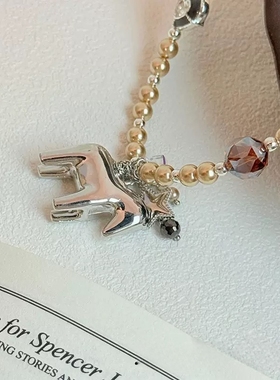 2025早秋新款精致流苏小马项链个性小众不撞款百搭装饰项链