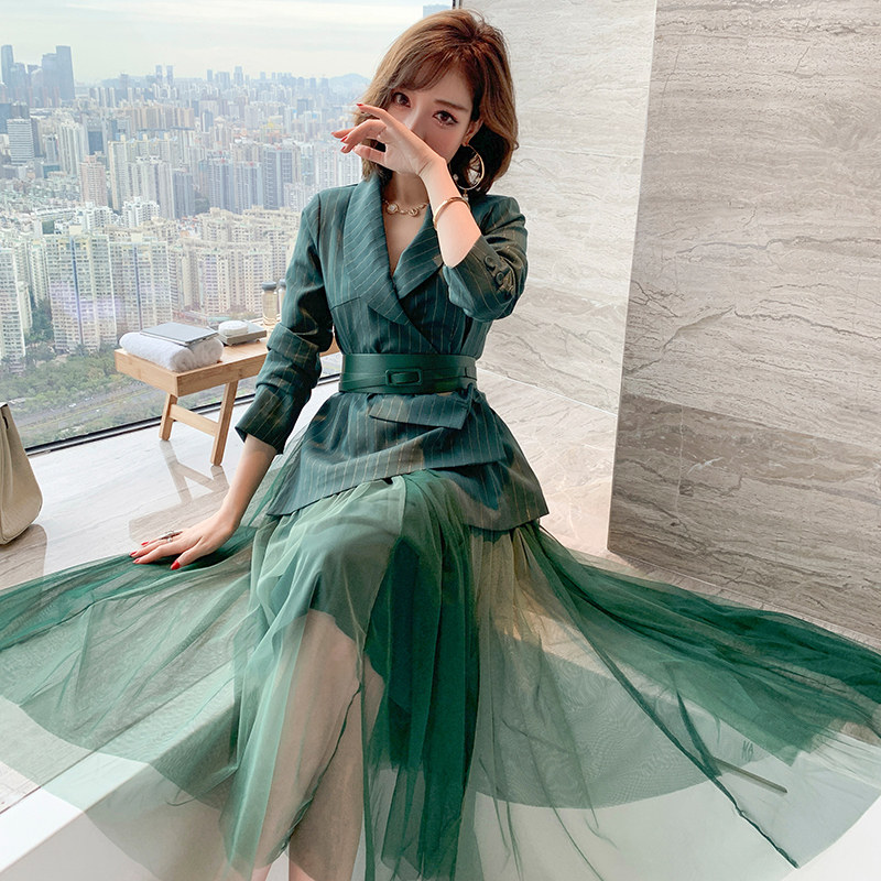 miuco百褶网纱半裙女装【现货】