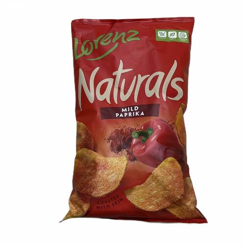 德国进口劳仑兹红椒味薯片chips