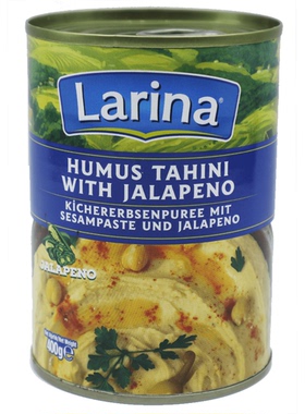 LARINA拉林娜墨西哥椒鹰嘴豆泥胡姆斯酱 土耳其进口Humus Tahini