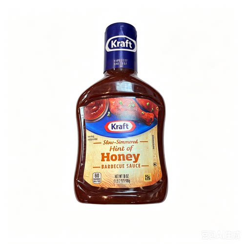 美国进口卡夫甜蜂蜜味烧烤酱510g 烤肉腌肉调味酱BBQ SAUCE
