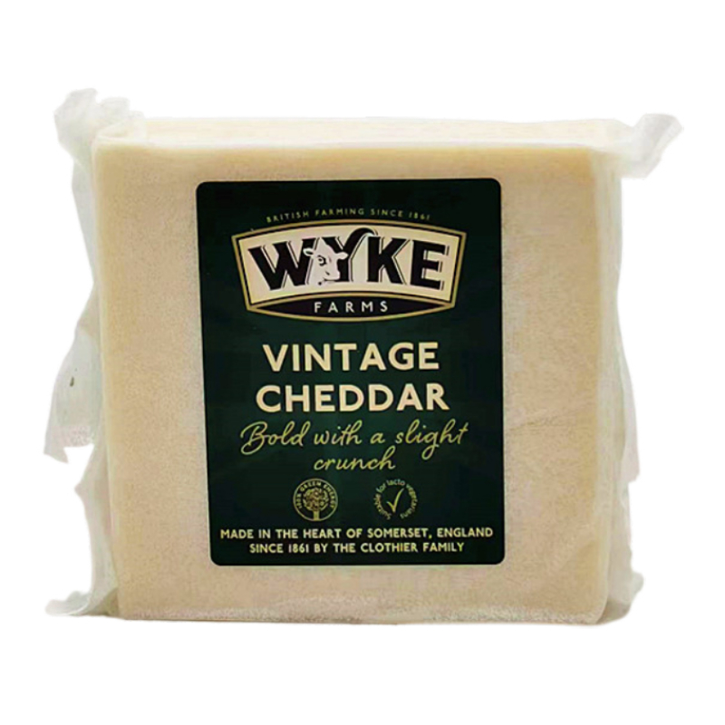 威克农场艾薇古老风味切达干酪200g 英国车达奶酪vintage cheddar