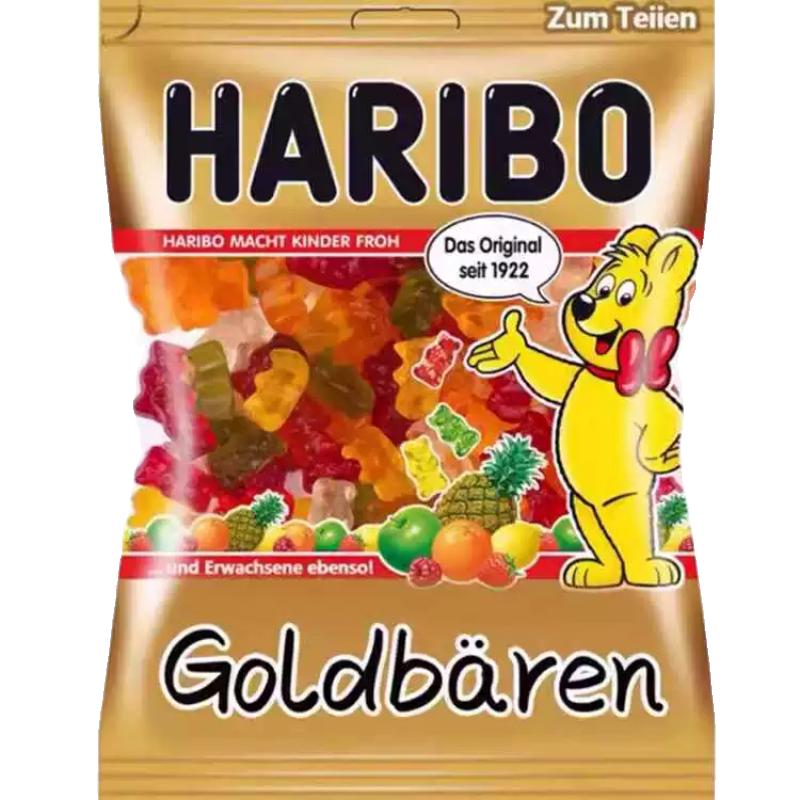 Haribo/哈瑞宝经典金熊软糖175g 德国进口橡皮糖儿童网红零食