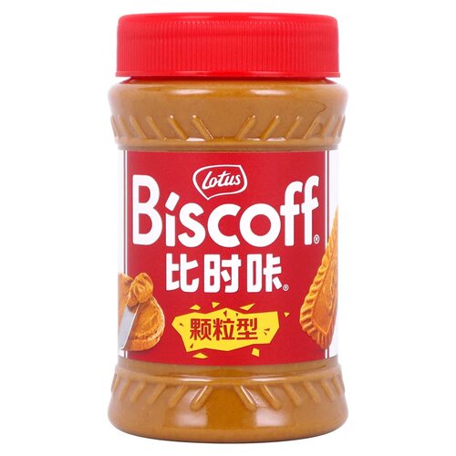 Lotus biscoff 焦糖饼干涂抹酱颗粒型400g 焦糖饼干涂抹酱
