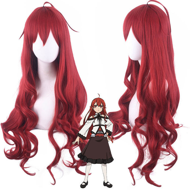 无职转生 艾莉丝 伯雷亚斯 格雷拉特 红色长卷发假毛cosplay假发