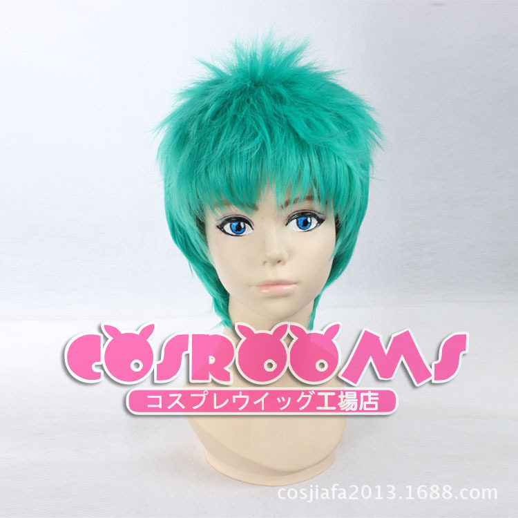 假发cosplay假毛海贼王罗罗诺亚索隆 绿色冲天反翘高温丝现货短发