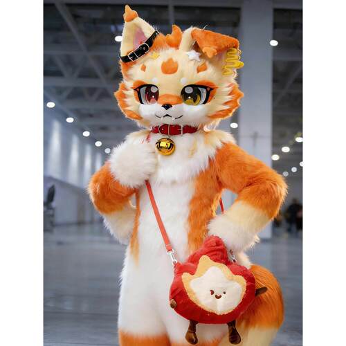 兽装定制furry全套兽服福瑞兽设绘制约稿cos服饰充气头套人偶服装