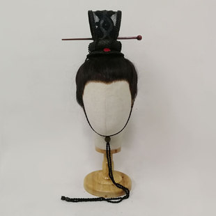 新款戏曲头冠公子冠越剧古装戏曲舞台演出道具汉服帽子