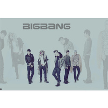 Bigbang海报权志龙GD韩国组合墙贴画太阳崔胜铉TOP姜大声墙上贴纸