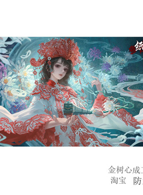 纸嫁衣9罗浮梦海报墙贴画宿舍卧室周边墙上床头贴纸超大可定制