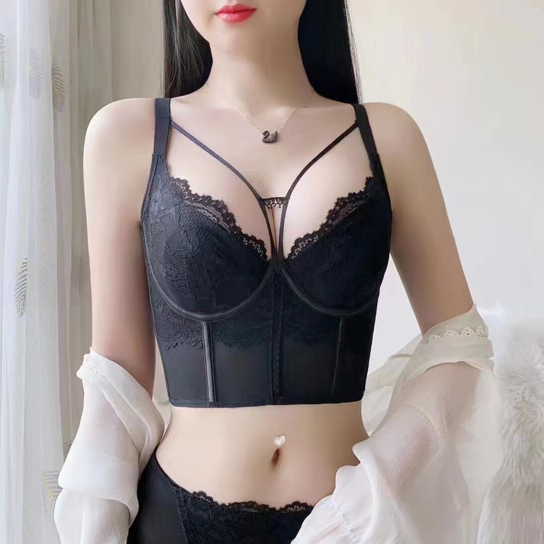超薄款软钢圈长文胸八排扣