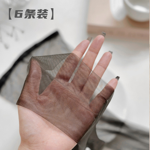 黑色丝袜0D高透空气黑丝女超薄高级感夏季无缝浅黑透肉od光腿神器