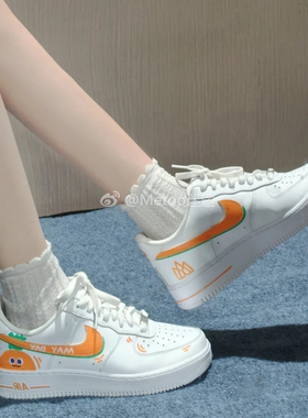 迷途定制球鞋 Nike Air Force 1 空军一号 YDCC MAY DAY 萝卜头女