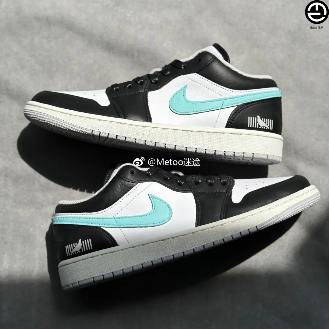 正品定制球鞋 Air Jordan 1 Low 蒂芙尼蓝鸽子AJ1低帮复古篮球鞋