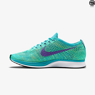 绝版现货 Nike Flyknit Racer 男子飞线竞速透气跑步鞋526628-301