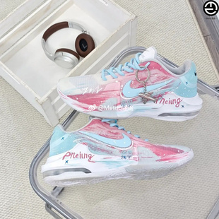 正品定制球鞋 Nike Air Max Impact 绚烂 手绘渐变男子缓震篮球鞋