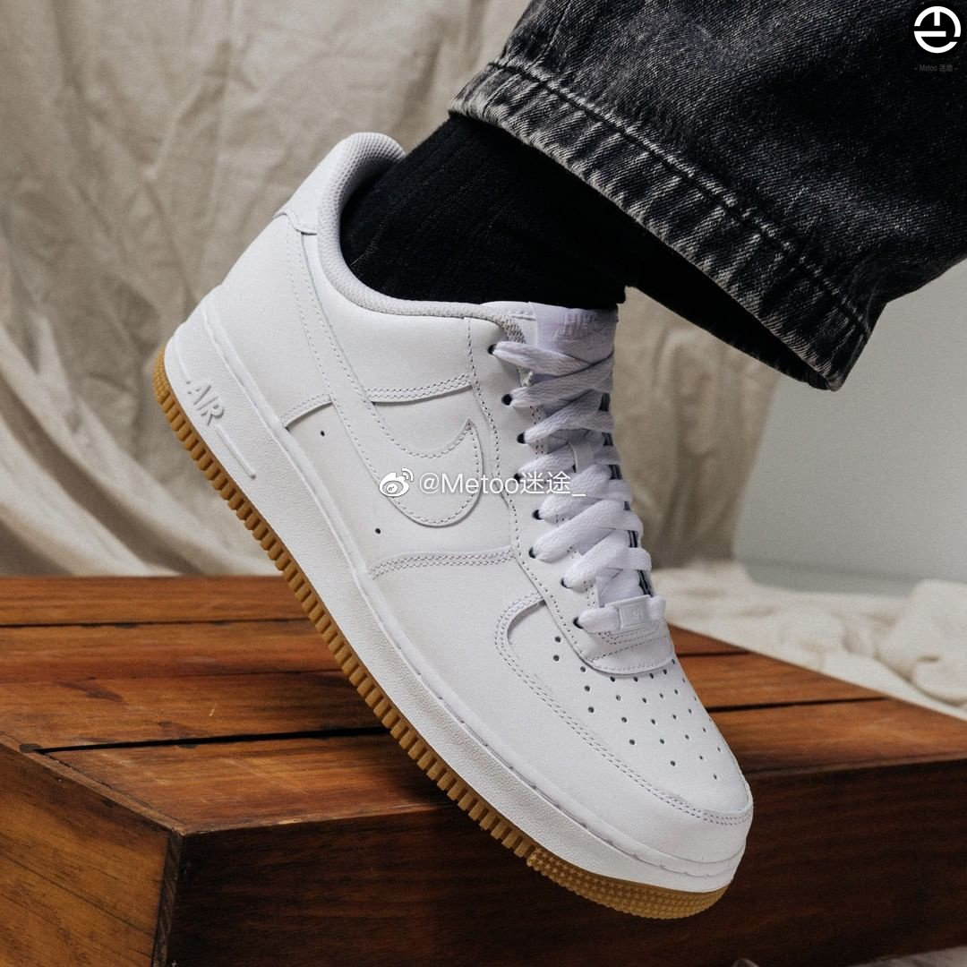 nike/耐克 air force 1 纯白生胶底空军一号低帮板鞋 dj2739-100