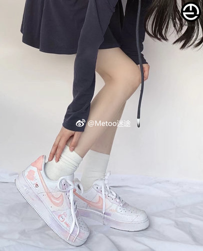 定制球鞋 Nike Air Force 1 Low 空军一号 甜心兔子 休闲简约板鞋