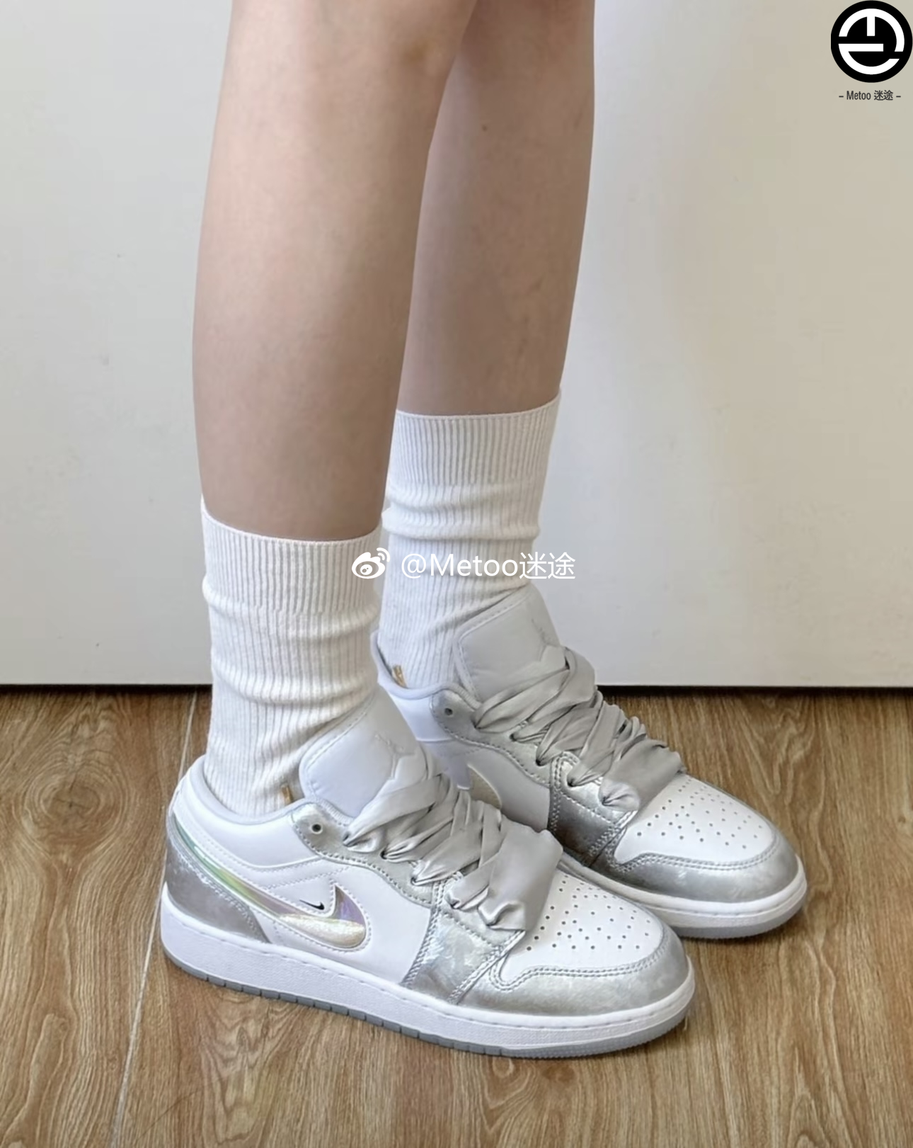 球鞋定制 Air Jordan 1  Low 女神限定银装素裹沙漏解构低帮球鞋