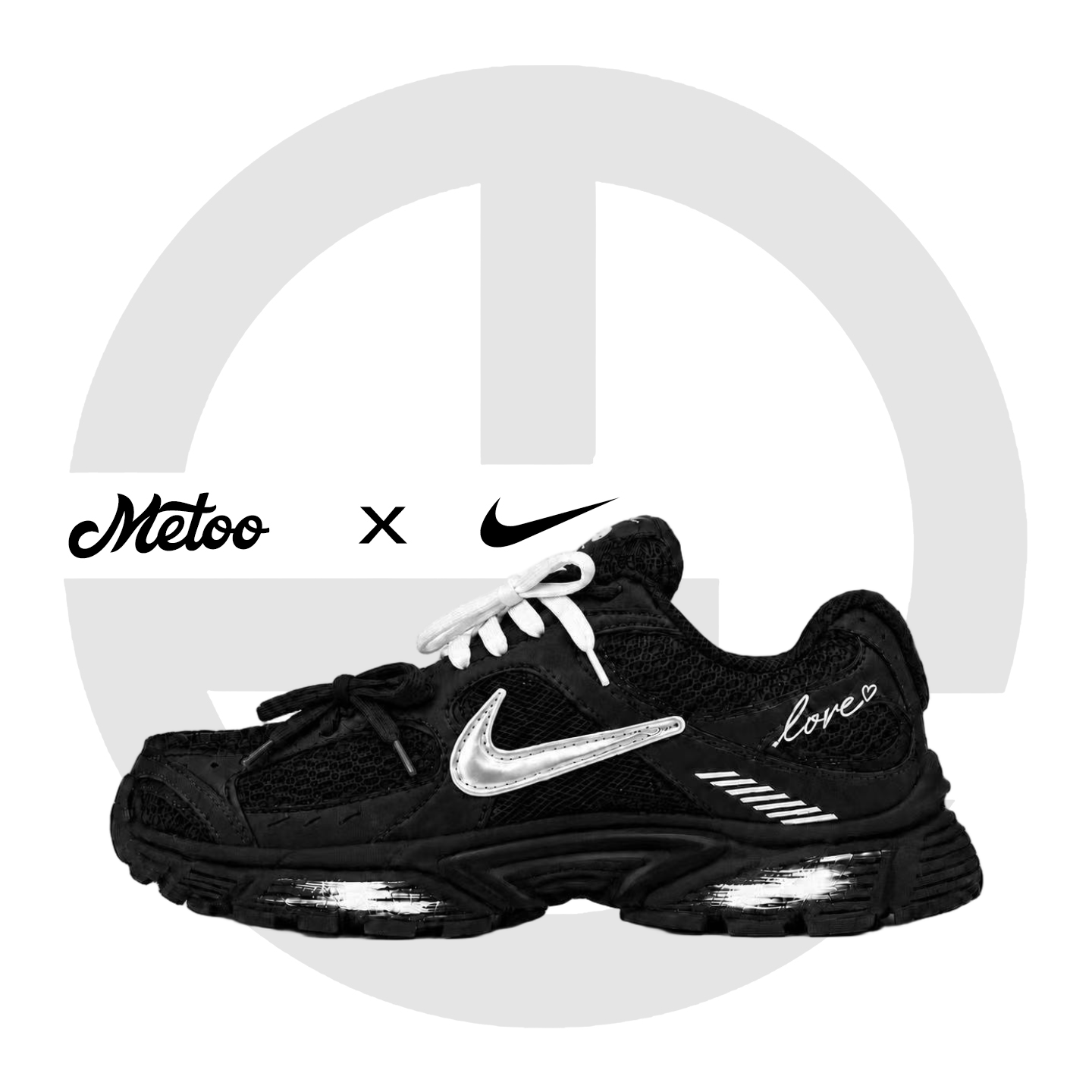 迷途定制球鞋 Nike/耐克 V5 RNR 复古黑银双鞋带设计休闲运动鞋