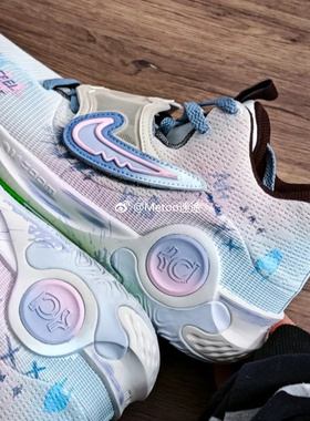 正品定制球鞋Nike KD Trey 5男款涂鸦手绘减震防滑耐磨实战篮球鞋