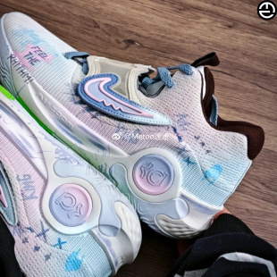 正品定制球鞋Nike KD Trey 5男款涂鸦手绘减震防滑耐磨实战篮球鞋