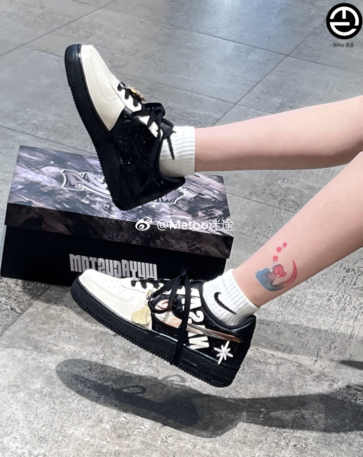 定制球鞋 Nike Air Force 1 Low 空军一号 科幻系列遨游木星 板鞋