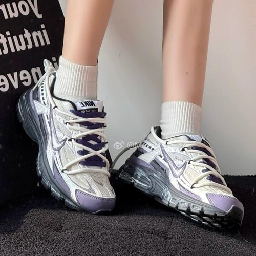 迷途定制球鞋 Nike Initiator 野兔幻紫星恒手绘肌理复古休闲鞋