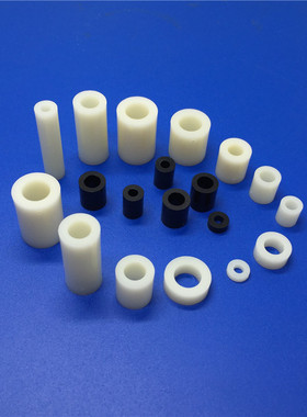 M3绝缘柱塑料垫柱直通柱套管ABS隔离柱垫片垫圈支撑柱圆体间隔柱