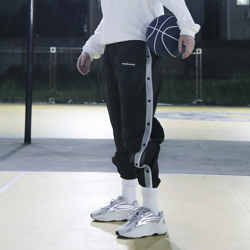 PHEW leisure time trousers Autumn 2019 new pattern Basketball Appearances pants Easy Trend Straight motion Breasted trousersin the Men's clothing, Casual pants  category - from Buy2taobao.com to provide professional Taobao agent buy service