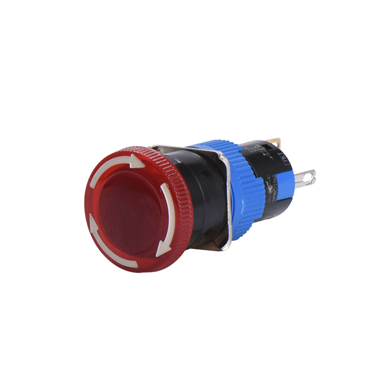 正品韩国凯昆KACON Φ16mm带LED灯急停按钮开关K16-871R D4