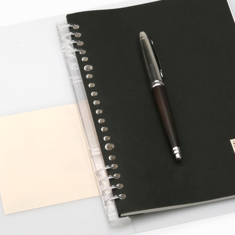 日本活页笔记本活页夹透明活页本