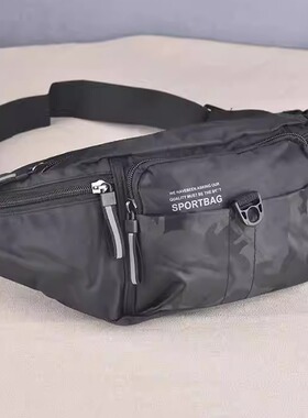 新款腰包男多功能防水大容量运动户外手机牛津布女收钱包男士胸包