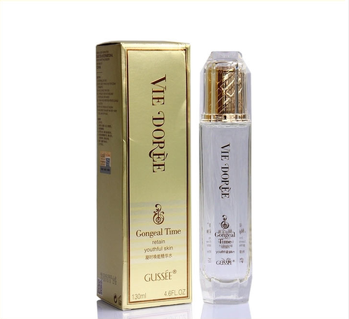 送面膜姿语正品 倾世金颜凝时唤能精华乳液80ml 紧致光滑提亮肤色