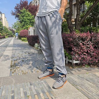 贝哆哈男士休闲裤春秋款运动长裤卫裤男式男裤深灰束脚裤男装裤子