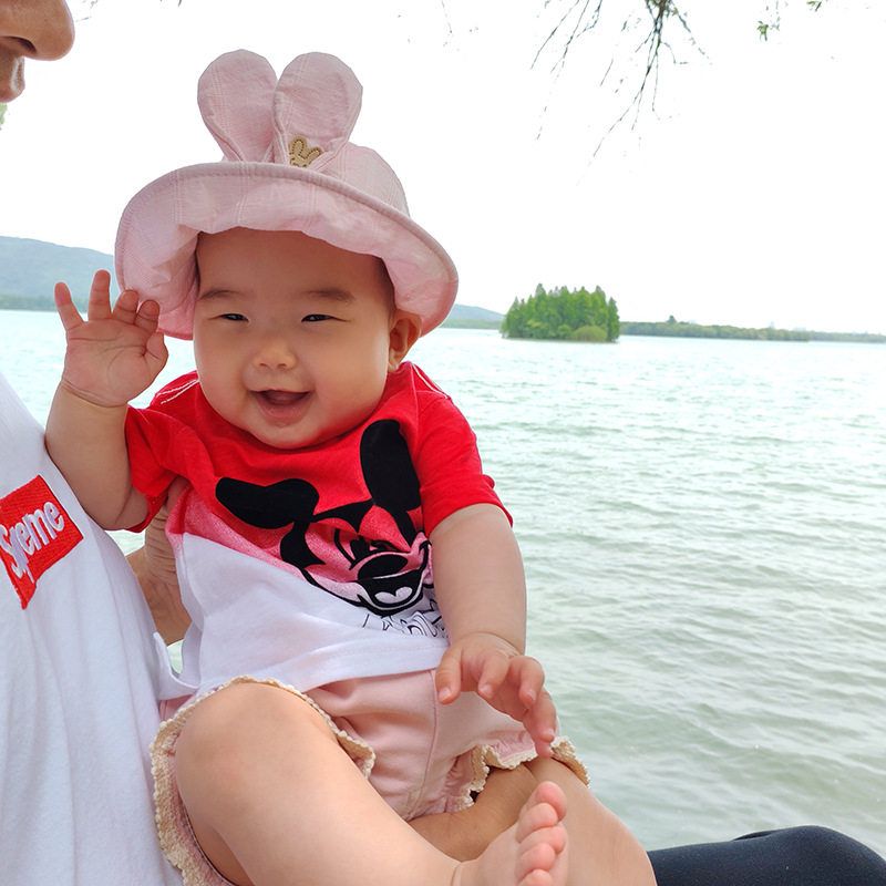 贝哆哈儿童短袖T恤夏季圆领上衣男童女童休闲印花汗衫可爱套头衫