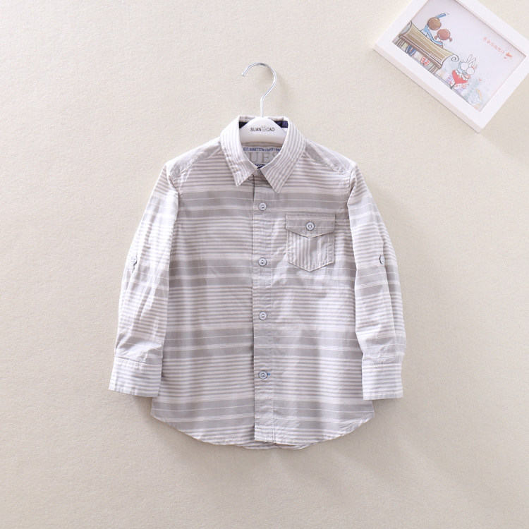 Chemise garcon à manche longue - Ref 2079344 Image 1