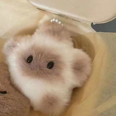 创意背包毛绒挂件钥匙扣吱吱叫星之卡比巴拉包包挂件可爱佛西水豚